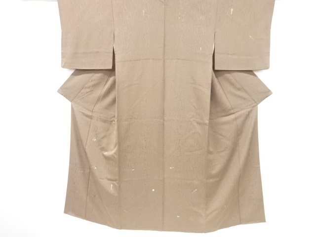 JAPANESE KIMONO / VINTAGE HOMONGI / SILK / EMBROIDERY / BELL & GOURD & FLORAL PLANTS PATTERN